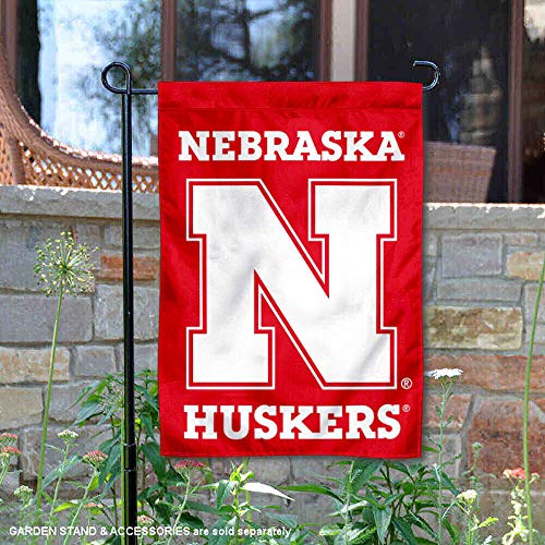 College Flags & Banners Co. Nebraska Cornhuskers N Logo Garden Flag - 757 Sports Collectibles