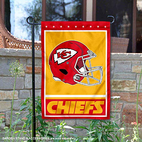 WinCraft Kansas City Chiefs Decorative Yard Garden Flag - 757 Sports Collectibles