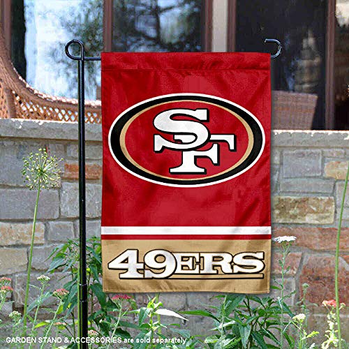 WinCraft San Francisco 49ers Double Sided Garden Flag - 757 Sports Collectibles