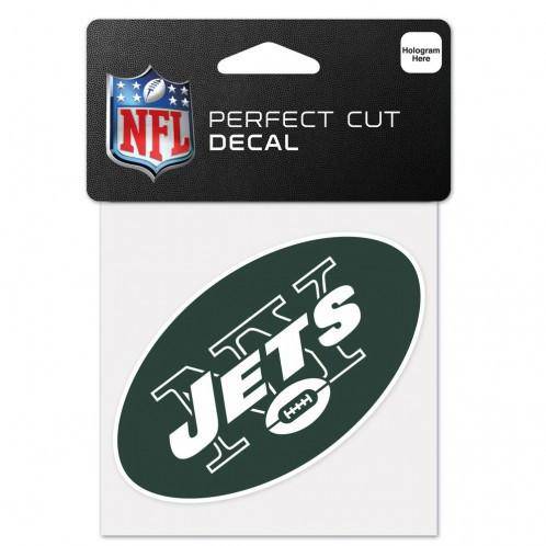 New York Jets Perfect Cut 4x4 Diecut Decal - 757 Sports Collectibles