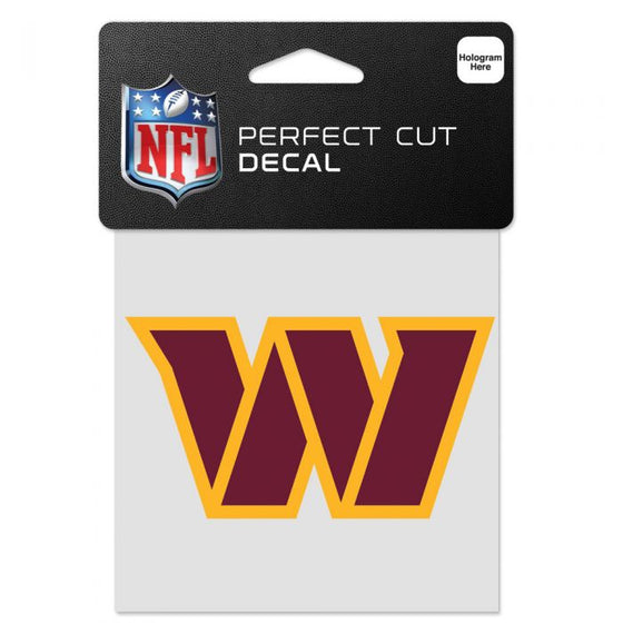 Washington Redskins Perfect Cut 4x4 Diecut Decal - 757 Sports Collectibles