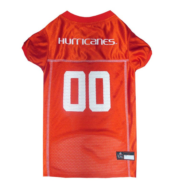 Miami Hurricanes Dog Jersey Pets First