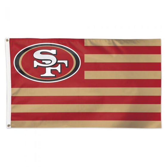 WinCraft San Francisco 49ers Flag 3x5 Deluxe Americana Design