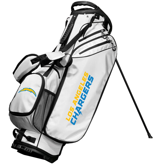 Los Angeles Chargers Birdie Stand Golf Bag Wht