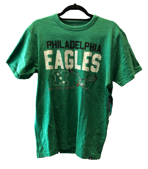 Philadelphia Eagles Throwback Kelly Green Legacy 47' T-Shirt -  Mens - All Sizes - 757 Sports Collectibles