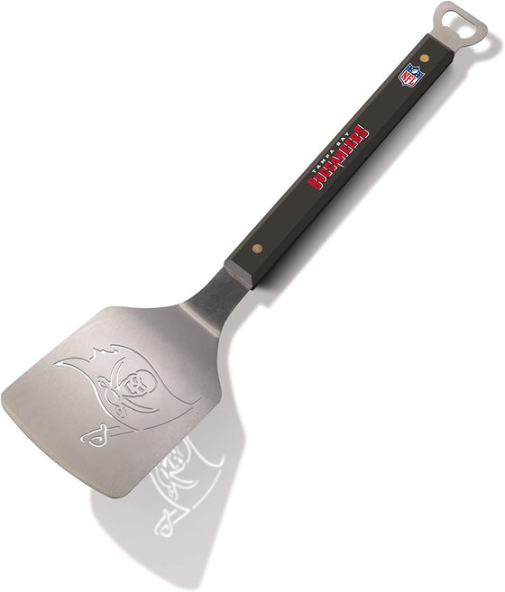 YouTheFan NFL 18" Stainless Steel Sportula (Spatula) with Bottle Opener (Tampa Bay Buccaneers)