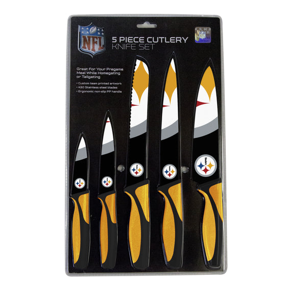Pittsburgh Steelers Knife Set - Kitchen - 5 Pack (CDG) - 757 Sports Collectibles