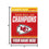 Rico Industries NFL Football Kansas City Chiefs 2024 Super Bowl LVIII Champions Personalized Garden Flag - 757 Sports Collectibles