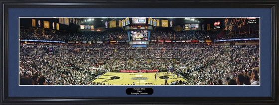San Antonio Spurs 2005 NBA Champions Panorama Photo Print - 757 Sports Collectibles