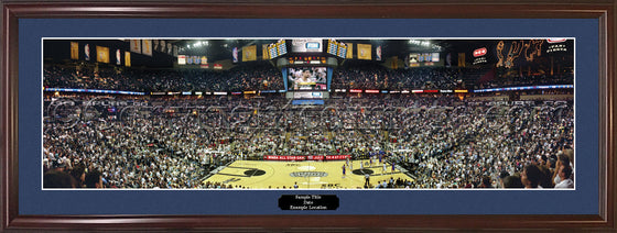 San Antonio Spurs 2005 NBA Champions Panorama Photo Print - 757 Sports Collectibles