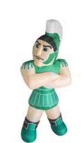 Michigan State Spartans 7 Ft Tall Inflatable Mascot - 757 Sports Collectibles