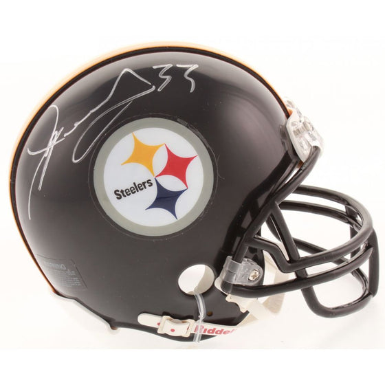 Pittsburgh Steelers Merril Hoge - Private Signing 7.7.2020 - Preorder Signed Mini Helmet - 757 Sports Collectibles