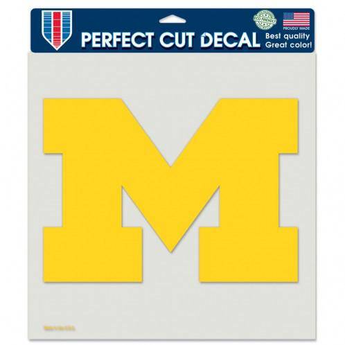 NCAA Michigan Wolverines Perfect Cut 8x8 Diecut Decal - 757 Sports Collectibles