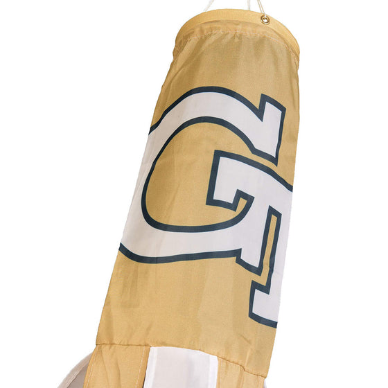 College Flags & Banners Co. Georgia Tech Yellow Jackets Windsock - 757 Sports Collectibles