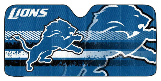 Detroit Lions Auto Sun Shade - 59"x27" (CDG) - 757 Sports Collectibles
