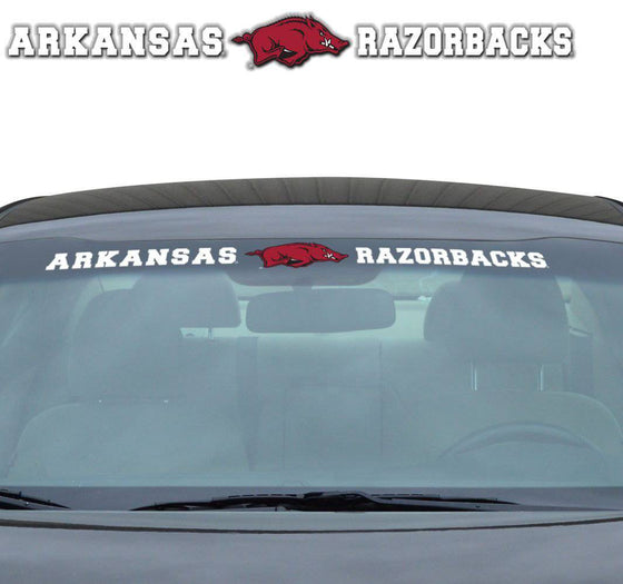Arkansas Razorbacks Decal 35x4 Windshield (CDG) - 757 Sports Collectibles