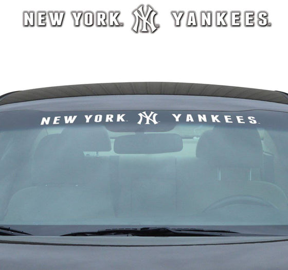 New York Yankees Decal 35x4 Windshield (CDG) - 757 Sports Collectibles