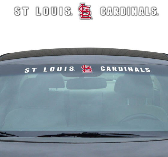 St. Louis Cardinals Decal 35x4 Windshield (CDG) - 757 Sports Collectibles