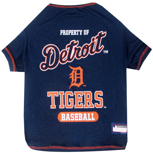 Detroit Tigers Dog Tee Shirt Pets First