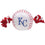 Kansas City Royals Baseball Toy - Nylon w/rope Pets First
