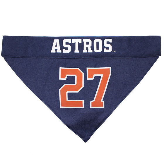 Jose Altuve Houston Astros Home and Away Reversible Bandana by Pets First - 757 Sports Collectibles