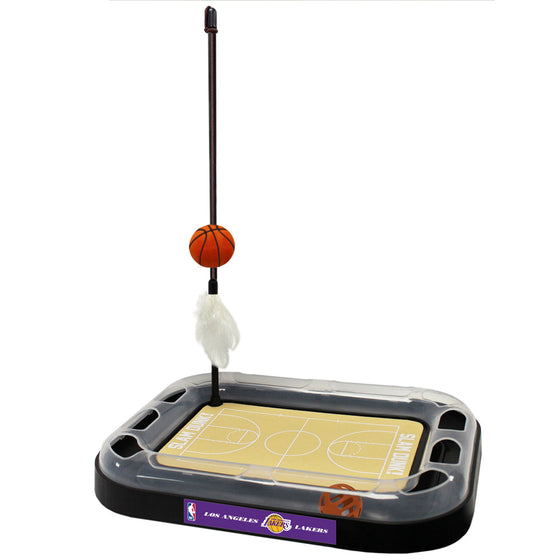 Los Angeles Lakers Basketball Cat Scratcher Toy by Pets First