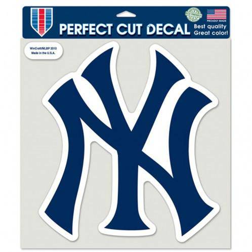 MLB New York Yankees Perfect Cut 8x8 Diecut Decal (NY) - 757 Sports Collectibles