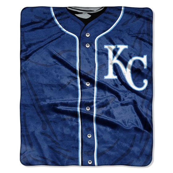 Kansas City Royals Blanket 50x60 Raschel Jersey Design (CDG) - 757 Sports Collectibles