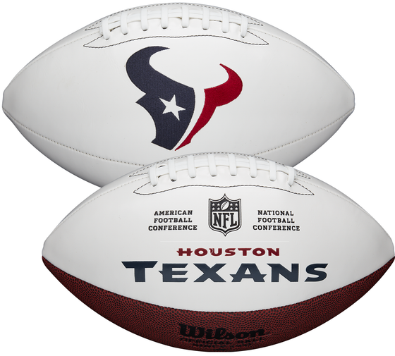 Wilson Houston Texans Official NFL Autograph Series Football