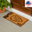 Team Sports America NFL Kansas City Chiefs Superbowl 58 Championship Natural Coir Doormat | 28 x 16 inches | Non Slip Back | Front Door Welcome Floor Mats | Indoor Outdoor Entrance Home Décor - 757 Sports Collectibles