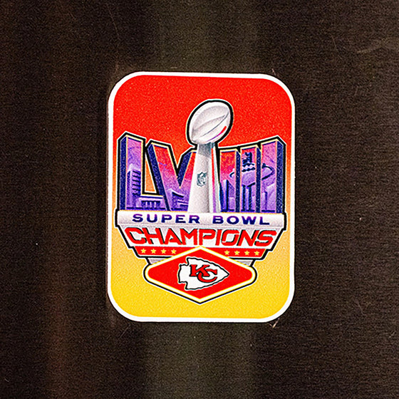 HexHead Super Bowl 2024 Kansas City Chiefs Set of 3 Magnets, Marine Grade Aluminum, Indoor & Outdoor Use, Durable, Lightweight, Hand-Painted Finishes, Officially Licensed, (Set of 3) - 757 Sports Collectibles