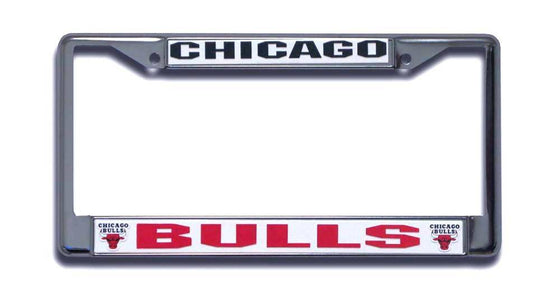 Chicago Bulls Chrome License Plate Frame (CDG) - 757 Sports Collectibles