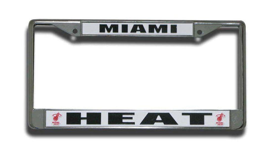 Miami Heat Chrome License Plate Frame (CDG) - 757 Sports Collectibles