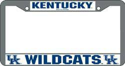 Kentucky Wildcats Chrome License Plate Frame (CDG) - 757 Sports Collectibles