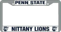 Penn State Nittany Lions Chrome License Plate Frame (CDG) - 757 Sports Collectibles