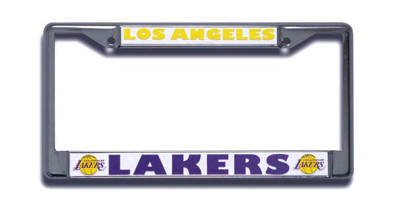 Los Angeles Lakers Chrome License Plate Frame (CDG) - 757 Sports Collectibles