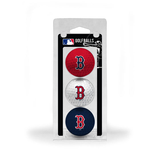 Boston Red Sox 3 Golf Ball Pack - 757 Sports Collectibles
