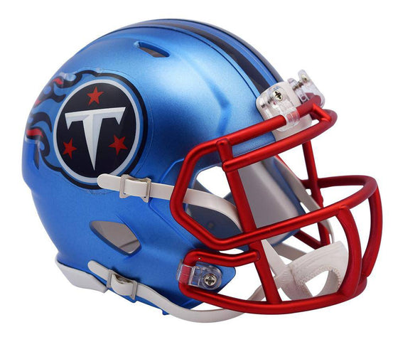 Tennessee Titans Helmet - Riddell Replica Mini - Blaze Alternate (CDG) - 757 Sports Collectibles