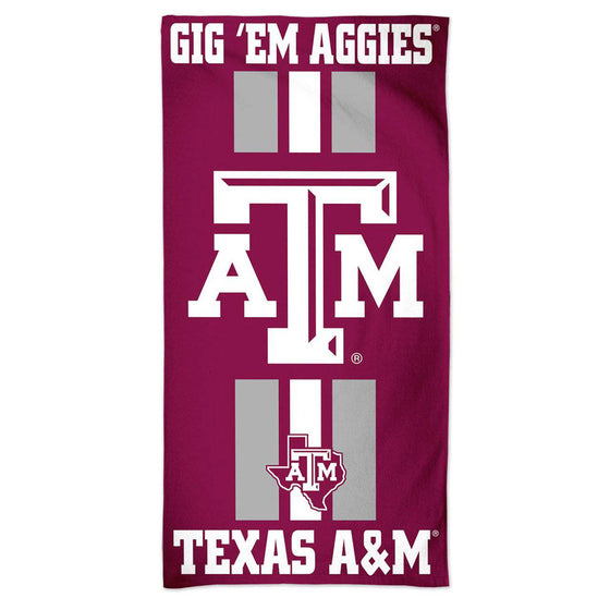 Texas A&M Aggies Beach Towel (CDG) - 757 Sports Collectibles