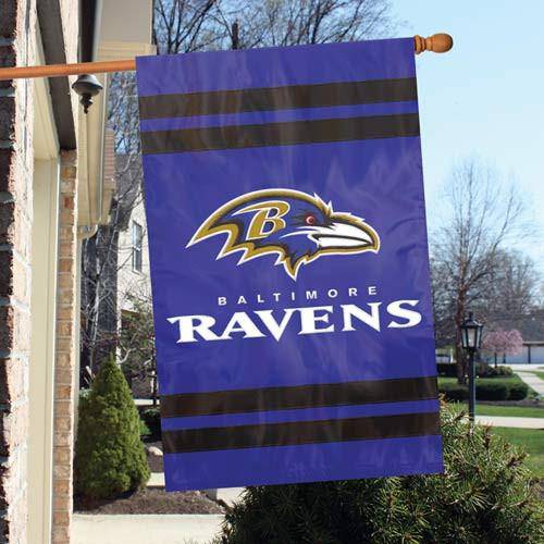 Baltimore Ravens 2-Sided Embroidered 44"x28" Premium House Flag Banner - 757 Sports Collectibles