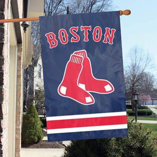 Boston Red Sox 2-Sided Embroidered 44"x28" Premium House Flag Banner - 757 Sports Collectibles