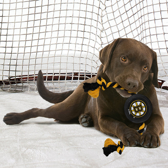 NHL Boston Bruins Hockey Puck Toy Pets First - 757 Sports Collectibles