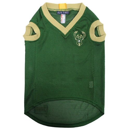 Milwaukee Bucks Mesh Basketball Jersey by Pets First - 757 Sports Collectibles