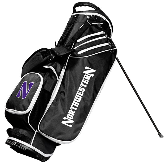 Northwestern Wildcats Birdie Stand Golf Bag Blk 