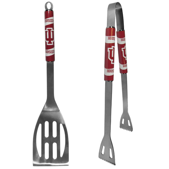 Indiana Hoosiers 2 pc Steel BBQ Tool Set (SSKG) - 757 Sports Collectibles