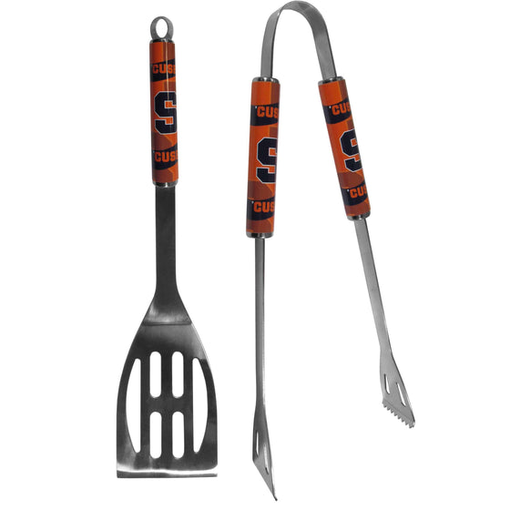 Syracuse Orange 2 pc Steel BBQ Tool Set (SSKG) - 757 Sports Collectibles