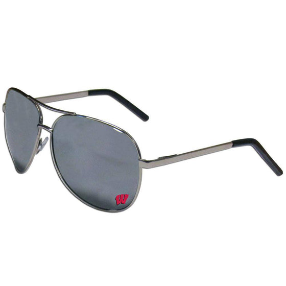 Wisconsin Badgers Aviator Sunglasses (SSKG) - 757 Sports Collectibles