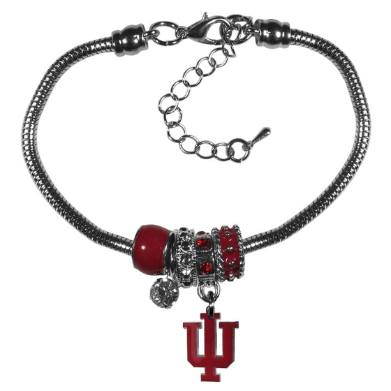 Indiana Hoosiers Euro Bead Bracelet (SSKG) - 757 Sports Collectibles