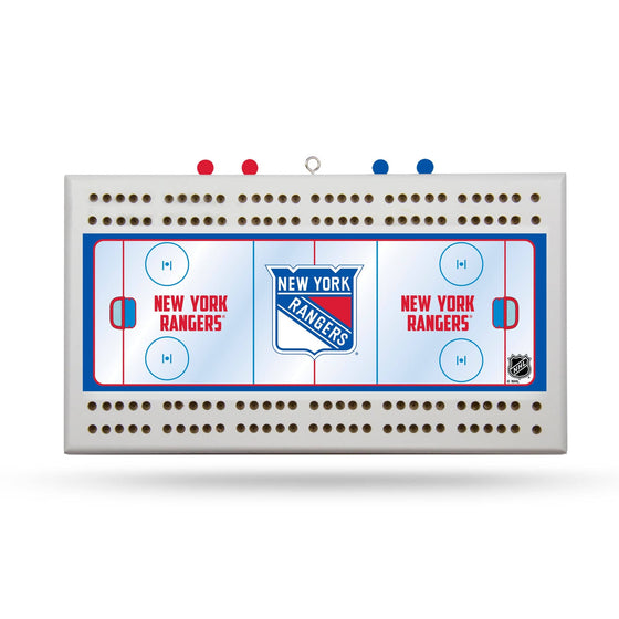 NEW YORK RANGERS FIELD CRIBBAGE BOARD (Rico) - 757 Sports Collectibles