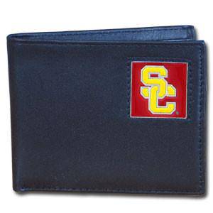 USC Trojans Leather Bi-fold Wallet (SSKG) - 757 Sports Collectibles